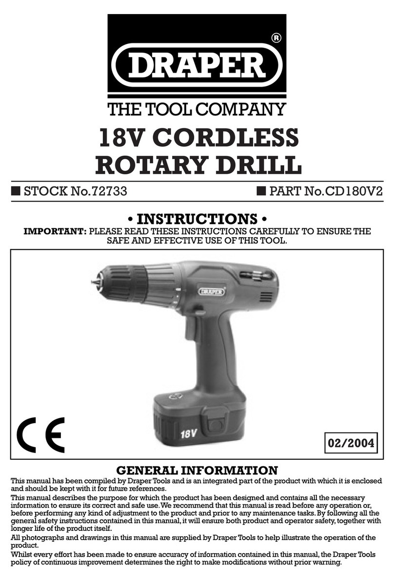 Draper CD180V2 instructions