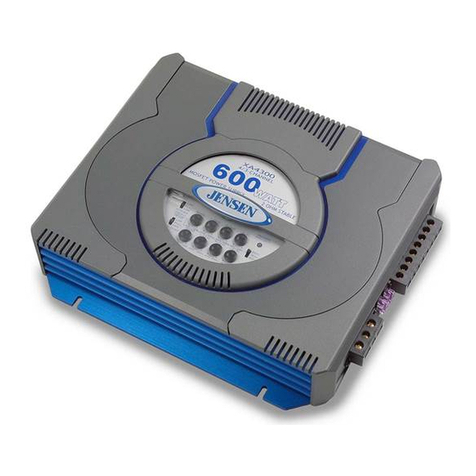 Jensen A400HLX Installation and operation