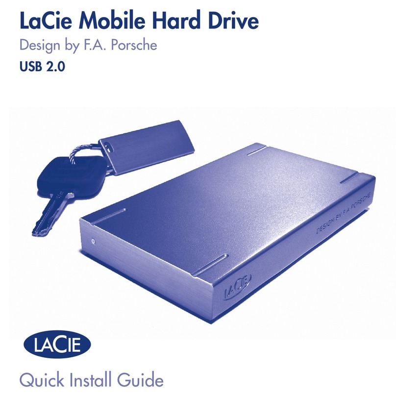 LaCie Mobile Hard Drive User manual
