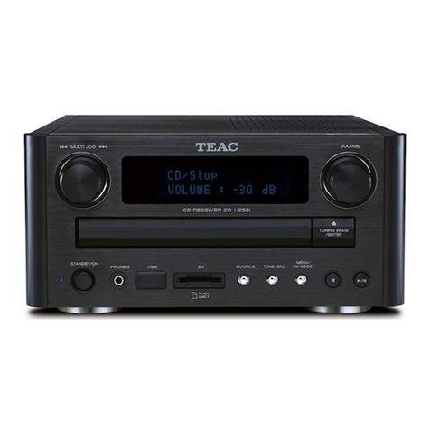 Teac CR-H258i owner's manual