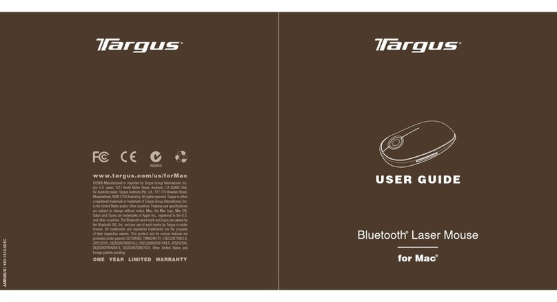Targus Bluetooth Laser Mouse user guide