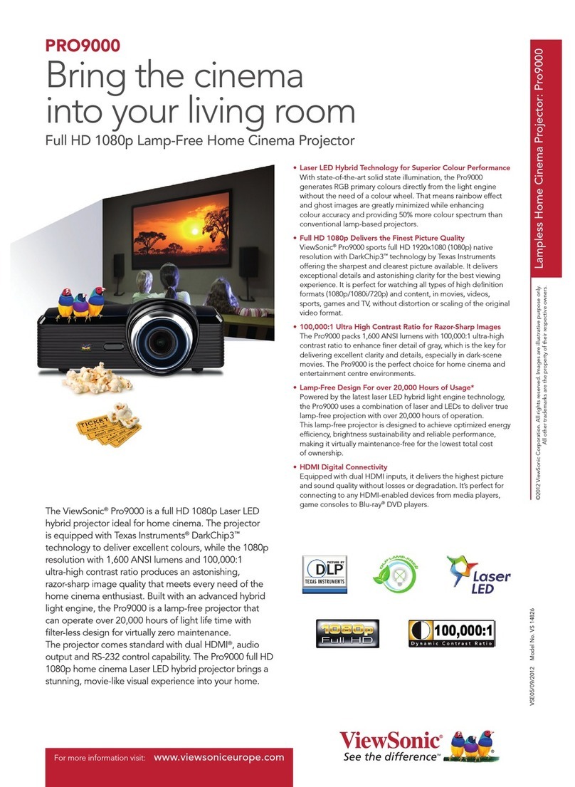 ViewSonic Pro9000 Specifications
