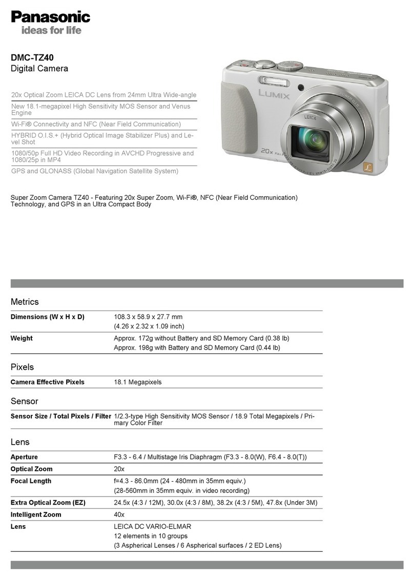 Panasonic Lumix DMC-TZ40 User manual
