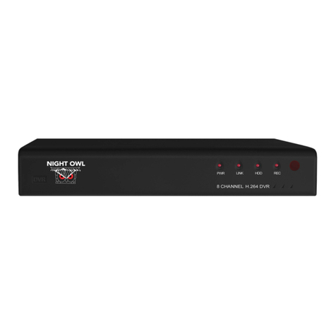 Night Owl NONB-8DVR500 User manual