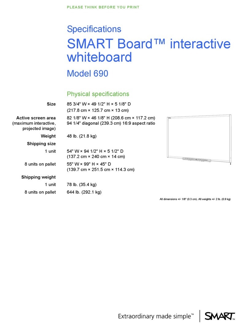 SMART Board Board 690 User manual SMART Board Board 690 User manual