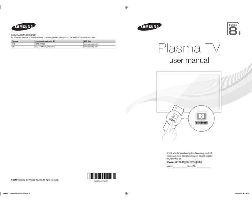 Samsung 8+ series user manual