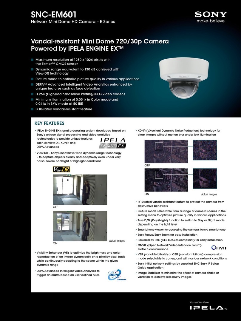 Sony SNC-EM601 User manual