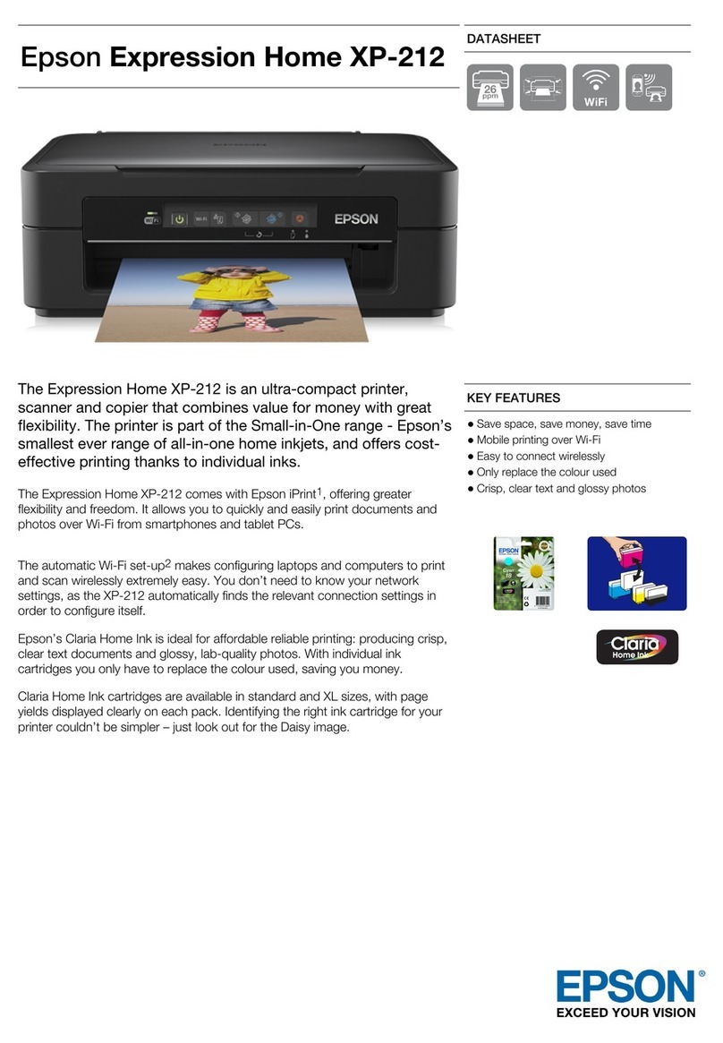 Epson Expression Home XP-212 User manual