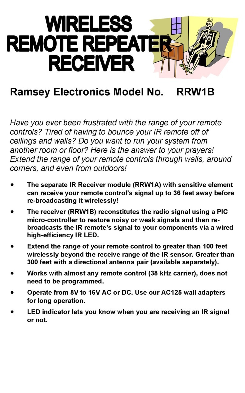 Ramsey Electronics RRW1B instruction manual