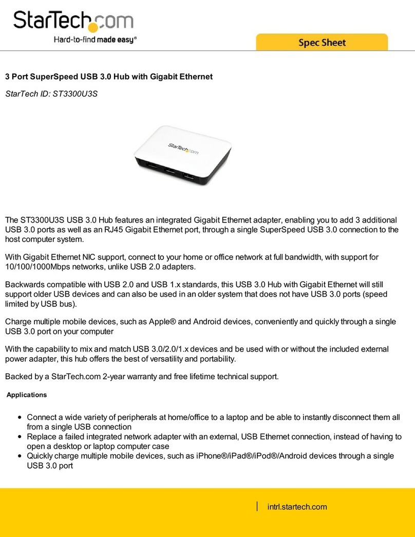 StarTech.com ST3300U3S System manual StarTech.com ST3300U3S System manual
