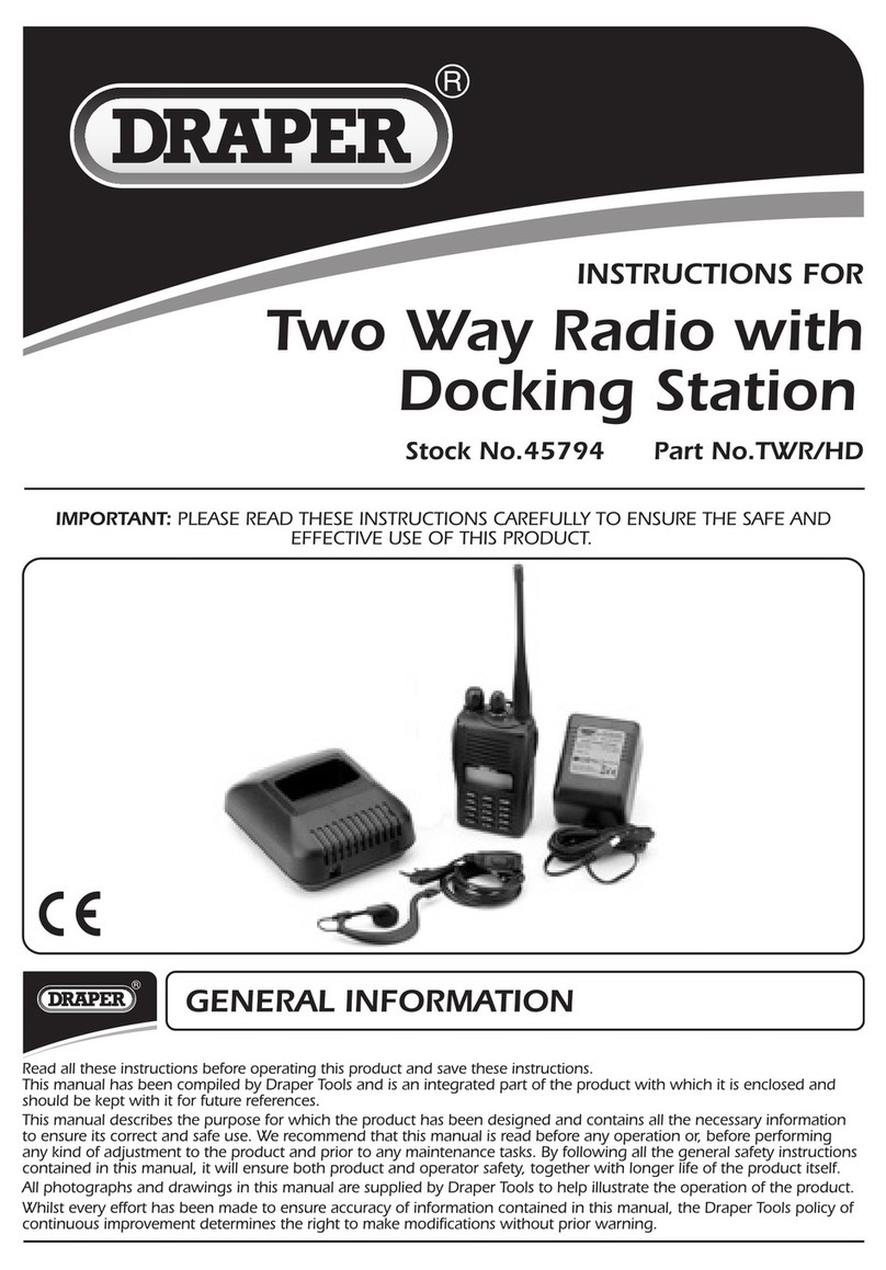 Draper TWR/HD instructions