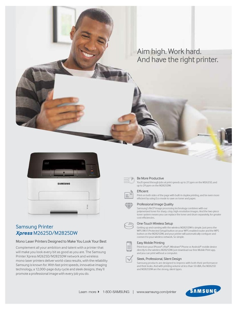 Samsung Xpress M2625D User manual Samsung Xpress M2625D User manual