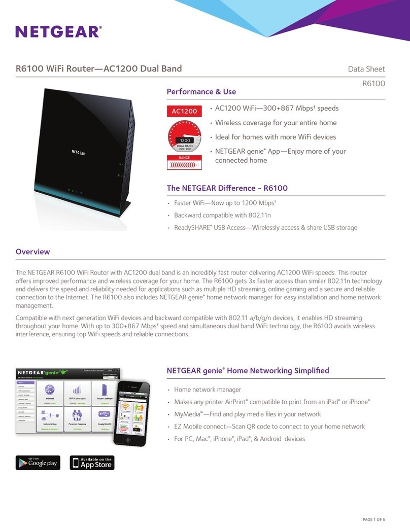 NETGEAR R6100 User manual NETGEAR R6100 User manual