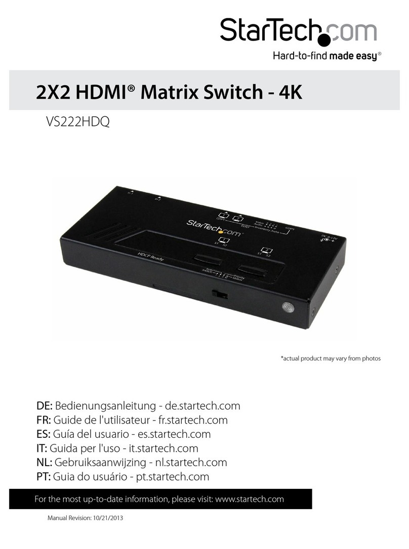 StarTech.com VS222HDQ user guide