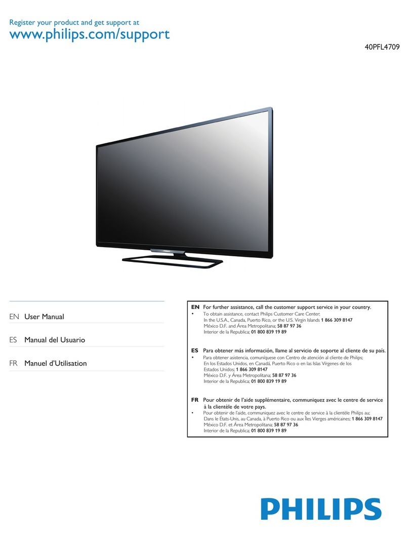 Philips 40PFL4709 User manual