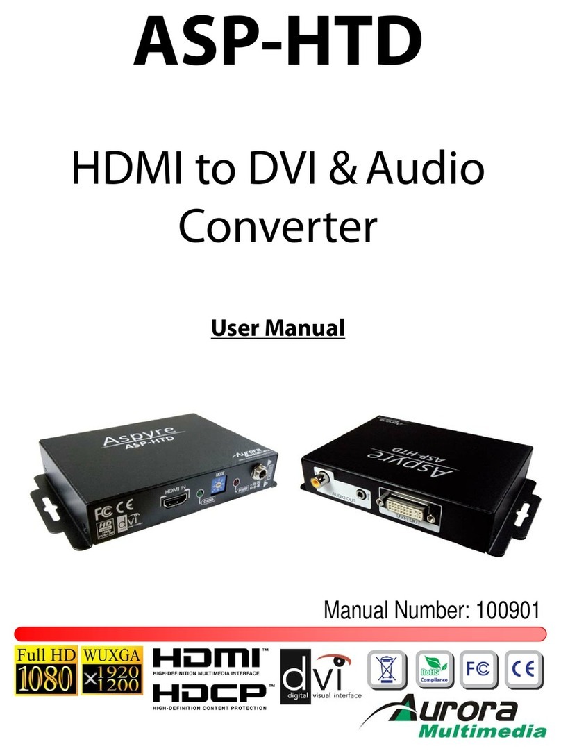 Aurora Multimedia ASP-HTD user manual