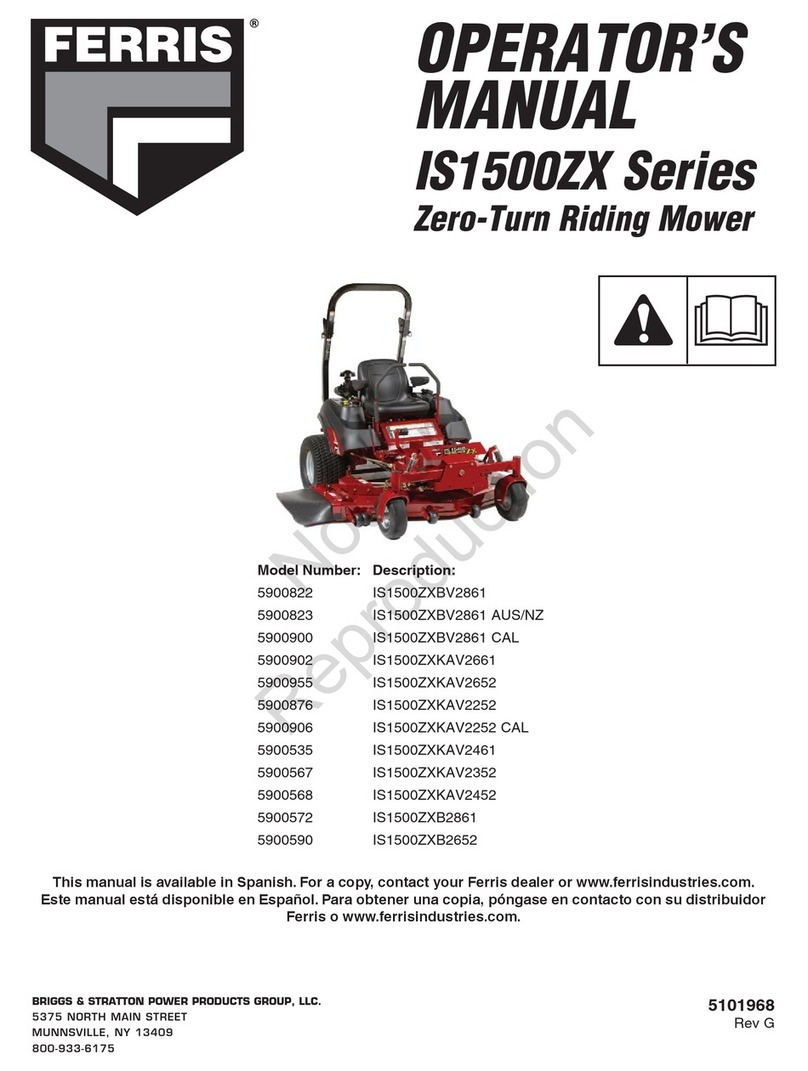 Ferris 5900822 User manual