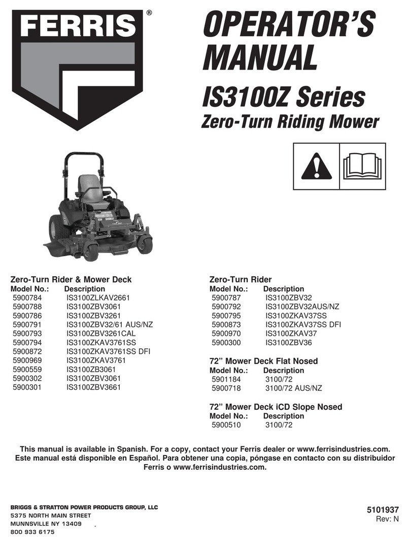 Ferris 5900788 Operator's manual