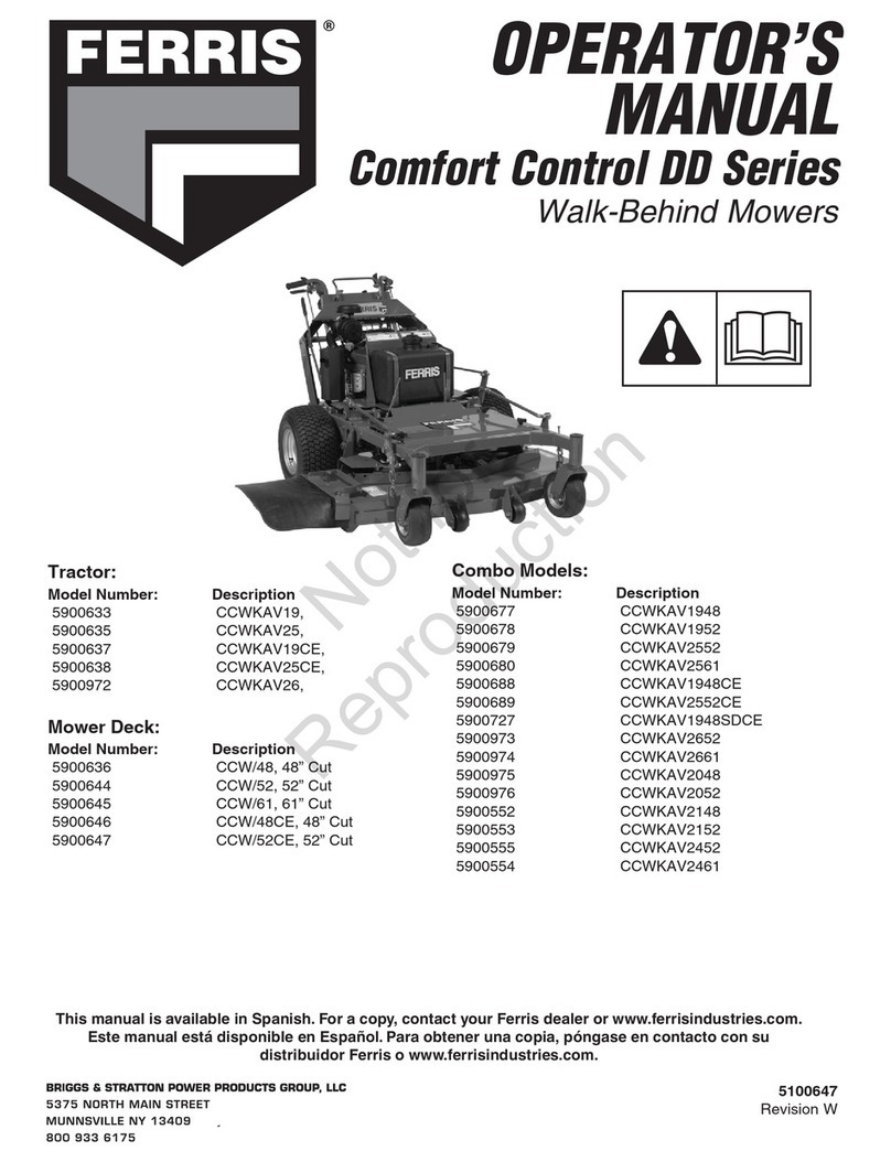 Ferris 5900633 User manual