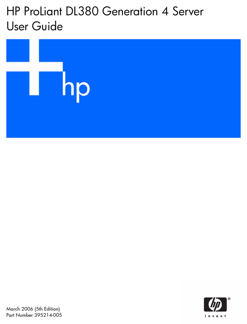 HP ProLiant DL380 Generation 4 User manual