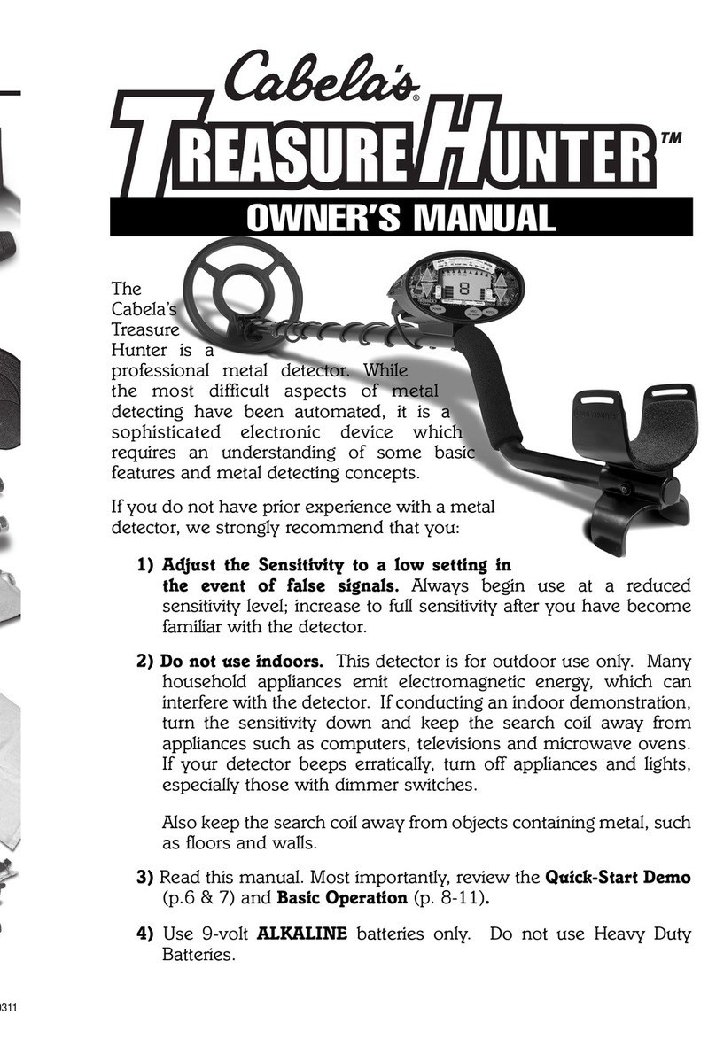 Cabela's Cabela's Treasure Hunter owner's manual