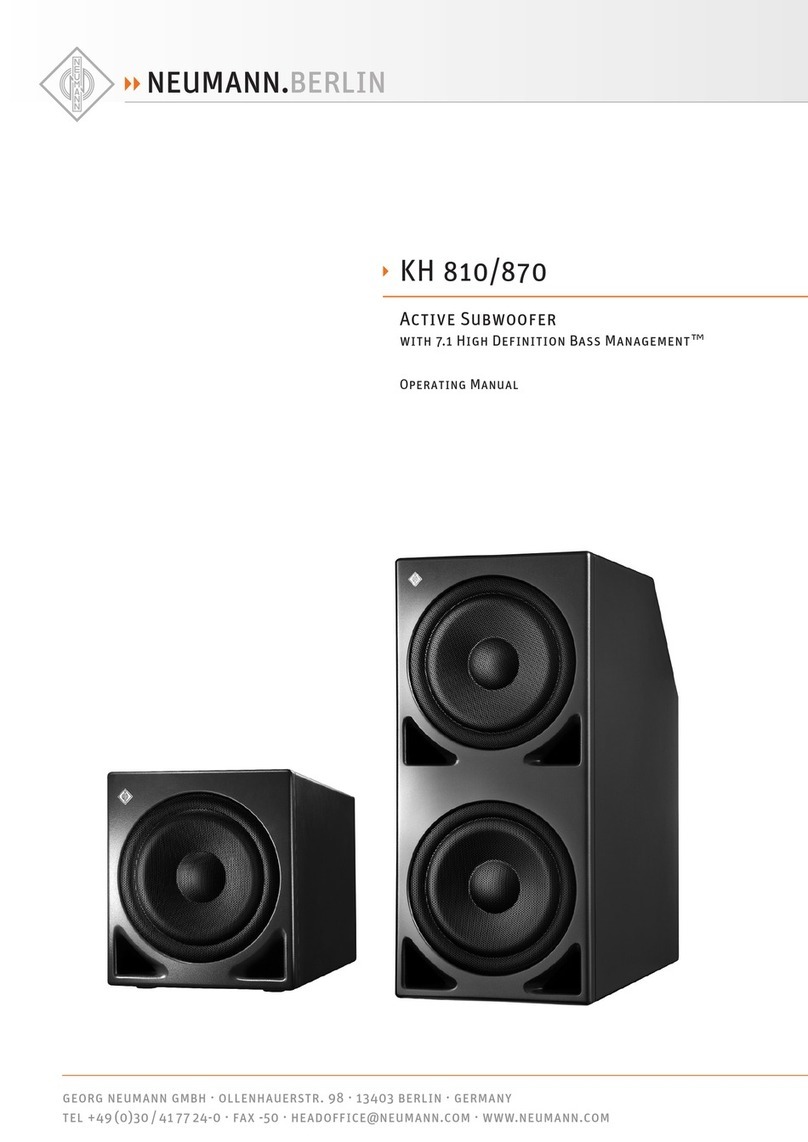 Neumann.Berlin KH 870 User manual