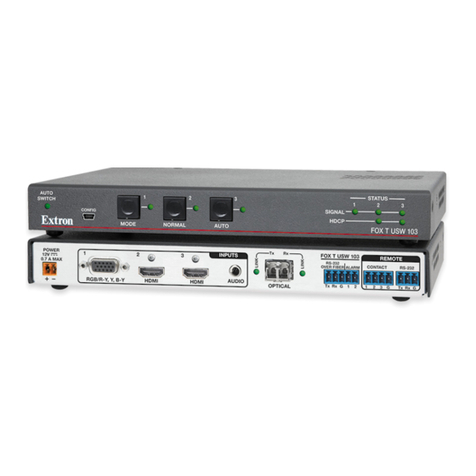 Extron electronics XTP T USW 103 user guide Extron electronics XTP T USW 103 user guide