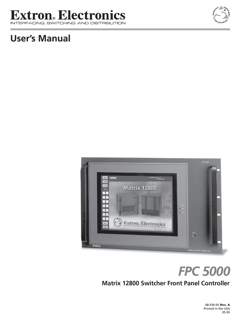 Extron electronics FPC 5000 user manual