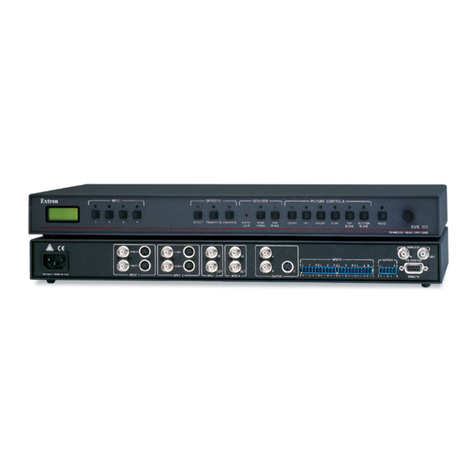 Extron electronics SVS 100 user manual