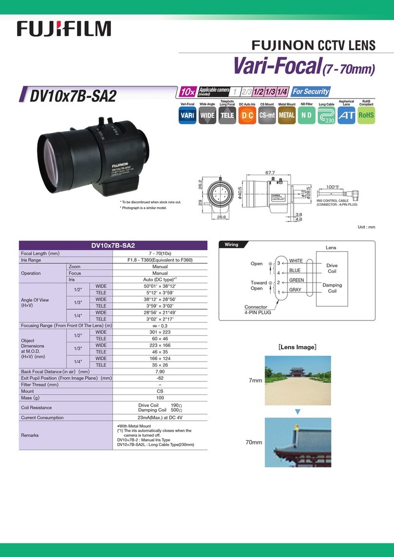 FujiFilm DV10x7B-SA2 Specifications