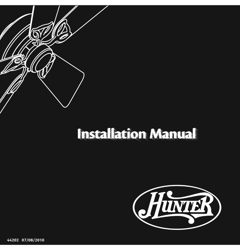 Hunter Hunter Ceiling Fan User manual