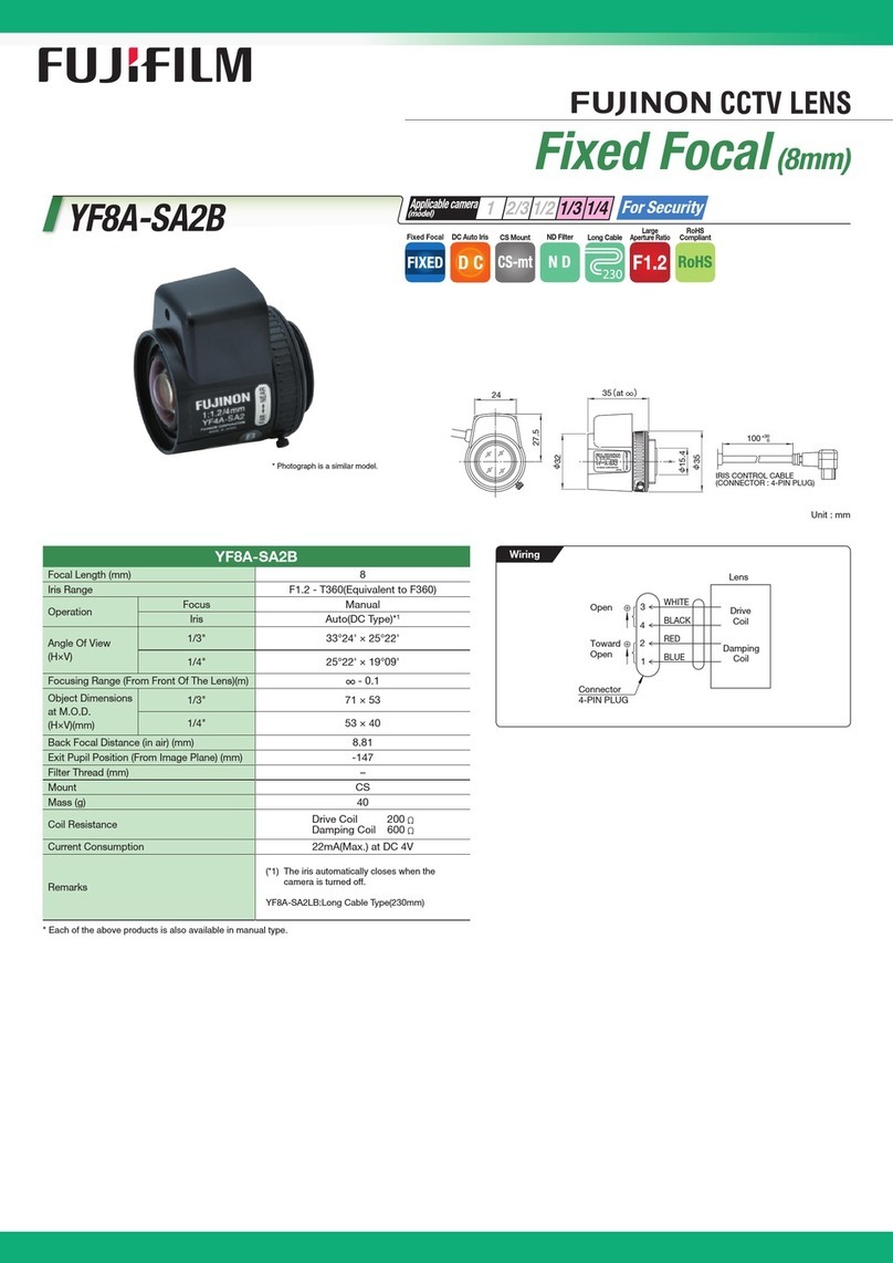 FujiFilm YF8A-SA2B Specifications