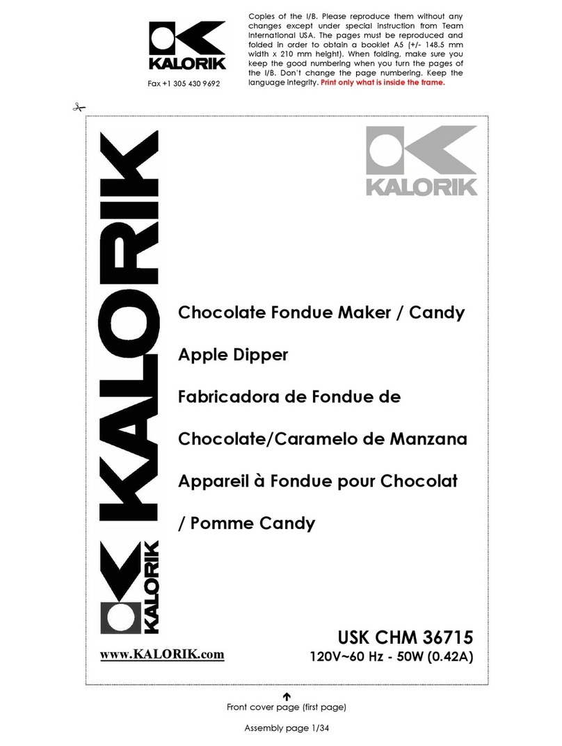 Kalorik USK CHM 36715 instruction manual