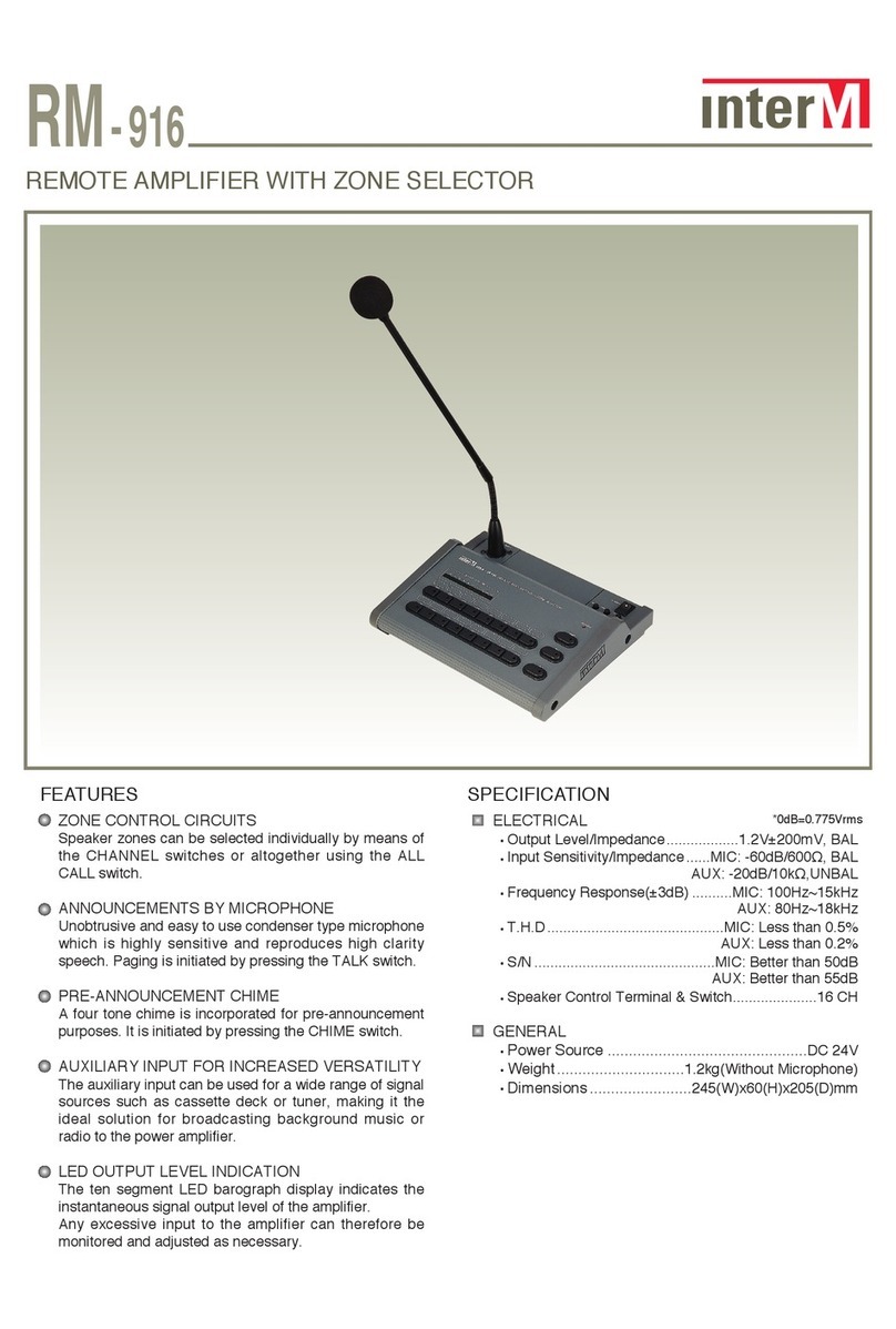 Inter-m RM-916 Brochure & specs