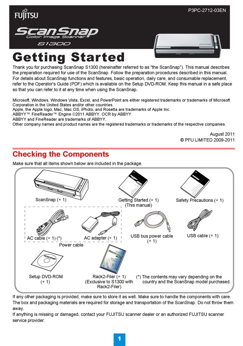 Fujitsu ScanSnap S1300 User manual