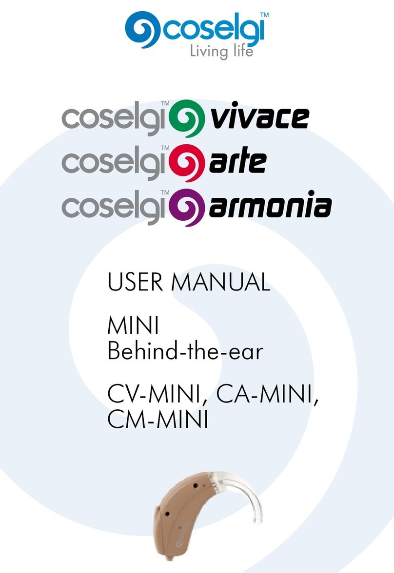 Coselgi Vivace User manual Coselgi Vivace User manual