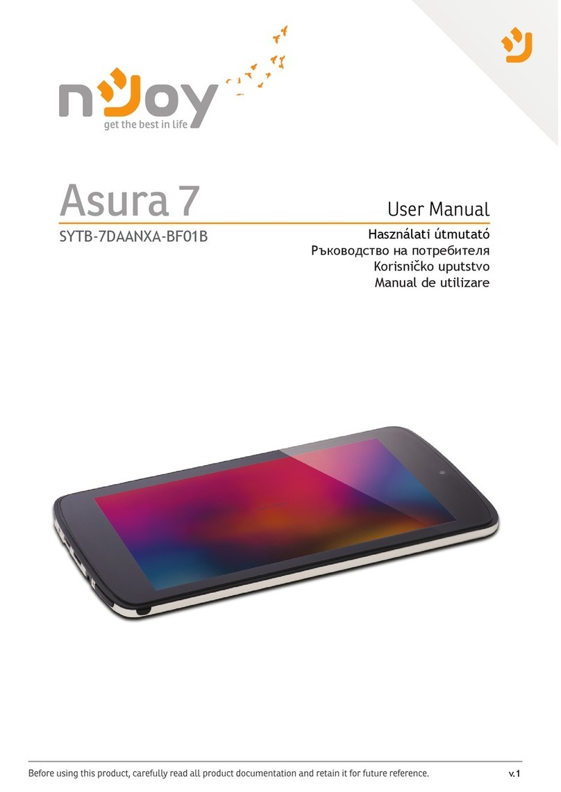 Njoy Asura 7 SYTB-7DAANXA-BF01B User manual