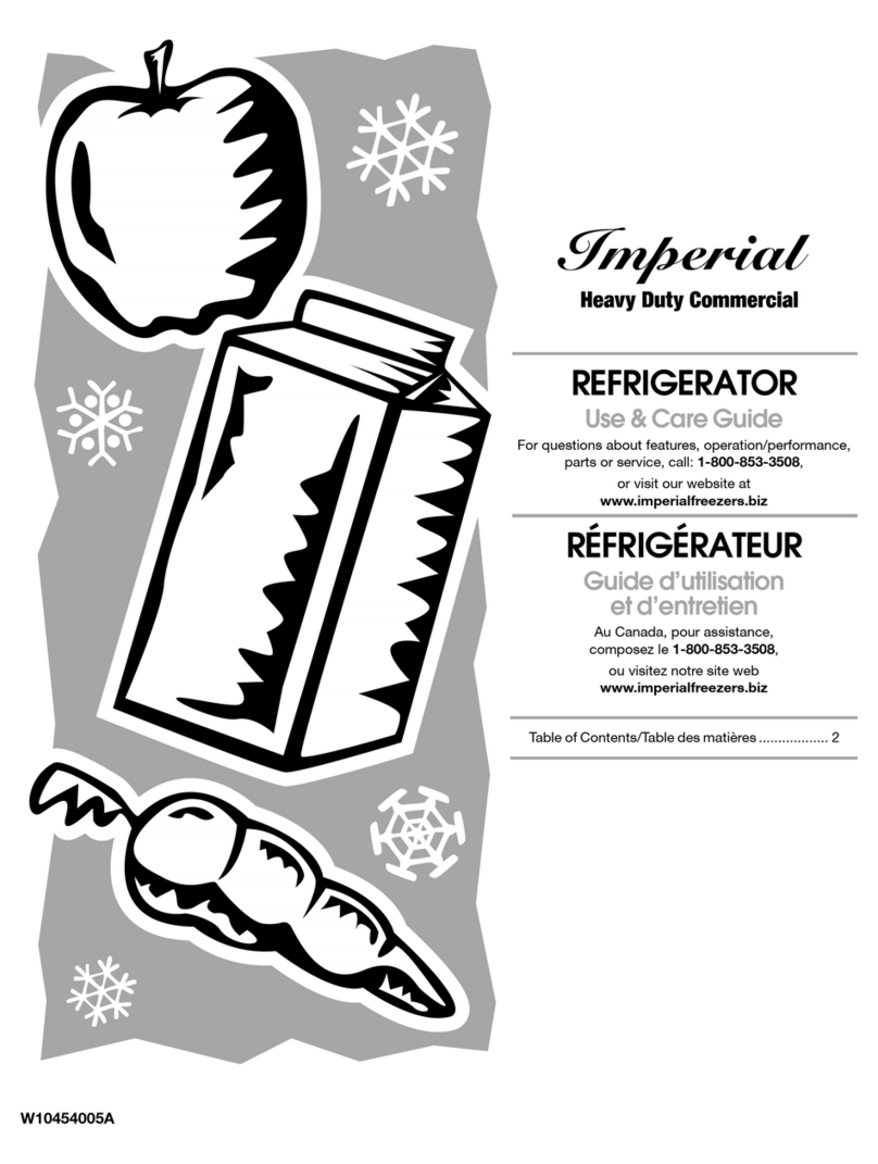 Imperial W10454005A Use & care guide