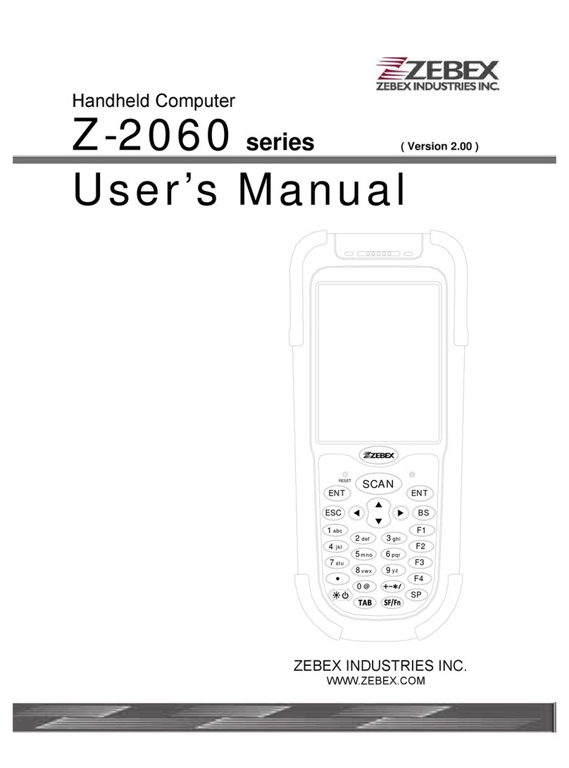 Zebex Z-2060 series user manual