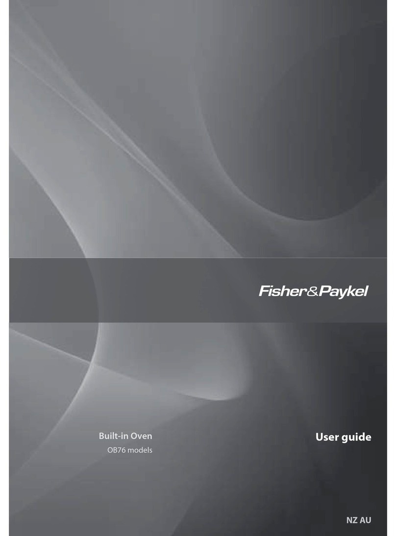 Fisher & Paykel OB76 Series user guide