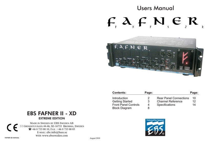 EBS Fafner II-XD EXTREME EDITION user manual
