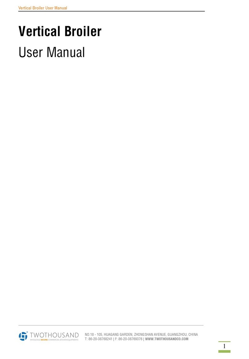 Twothousand Vertical Boiler user manual
