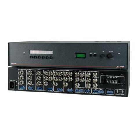 Extron electronics MLS 306 User manual