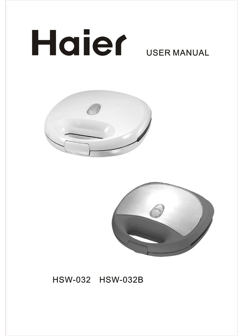 Haier HSW-032 User manual Haier HSW-032 User manual