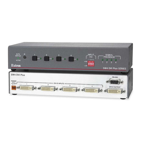 Extron electronics SW2 DVI A Plus user guide Extron electronics SW2 DVI A Plus user guide
