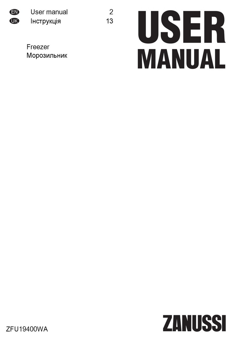 Zanussi ZFU19400WA user manual