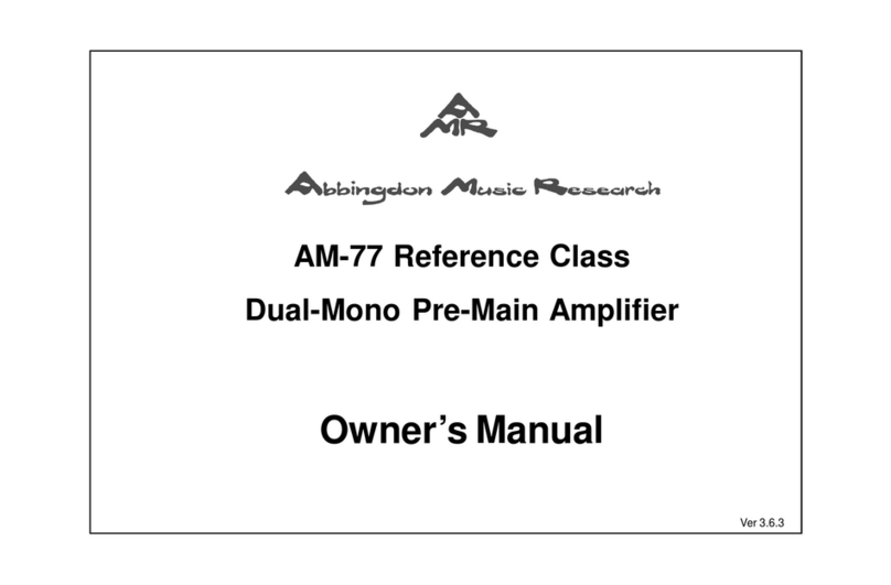 AMR AM-77 owner's manual