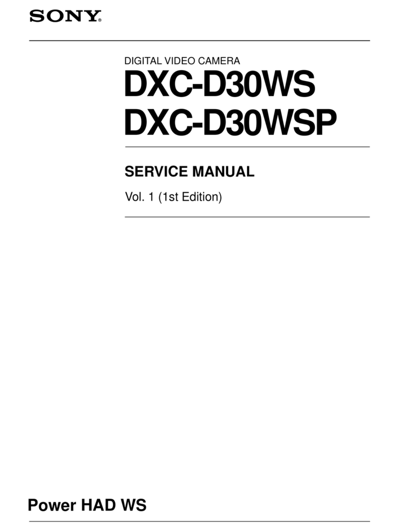 Sony DXC-D30WSP User manual Sony DXC-D30WSP User manual