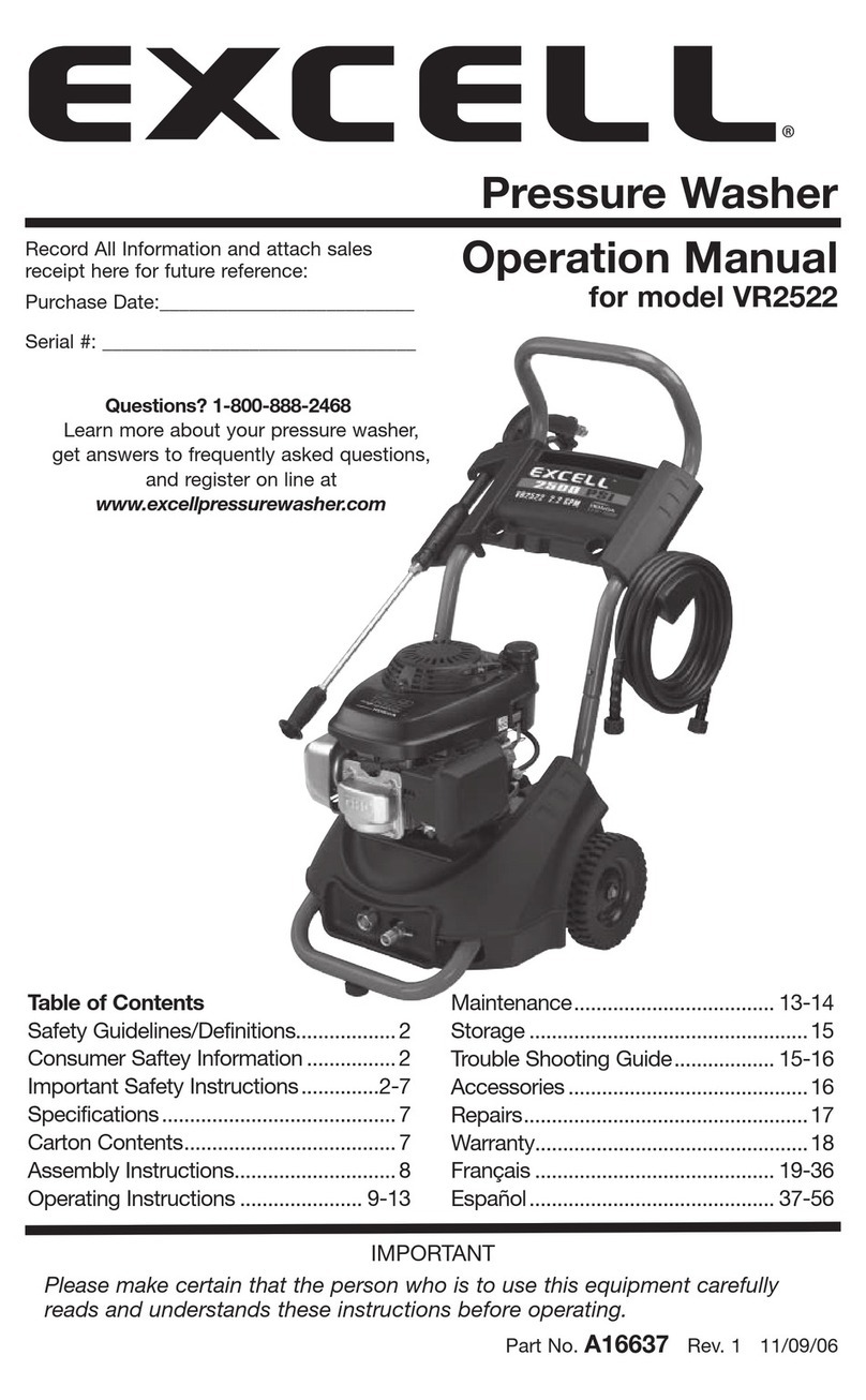 Excell VR2522 User manual