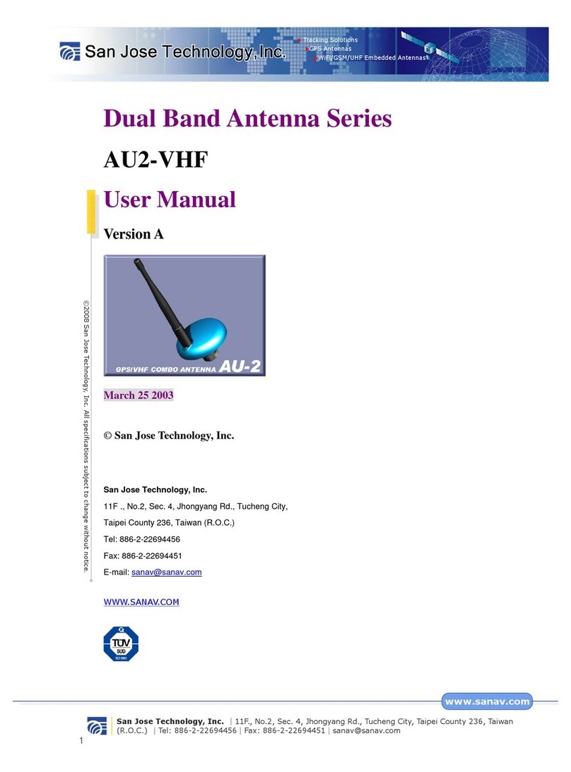 SANJOSE Technology AU2-VHF user manual